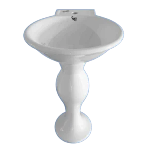 Flower Top Wash Basin & Padestal